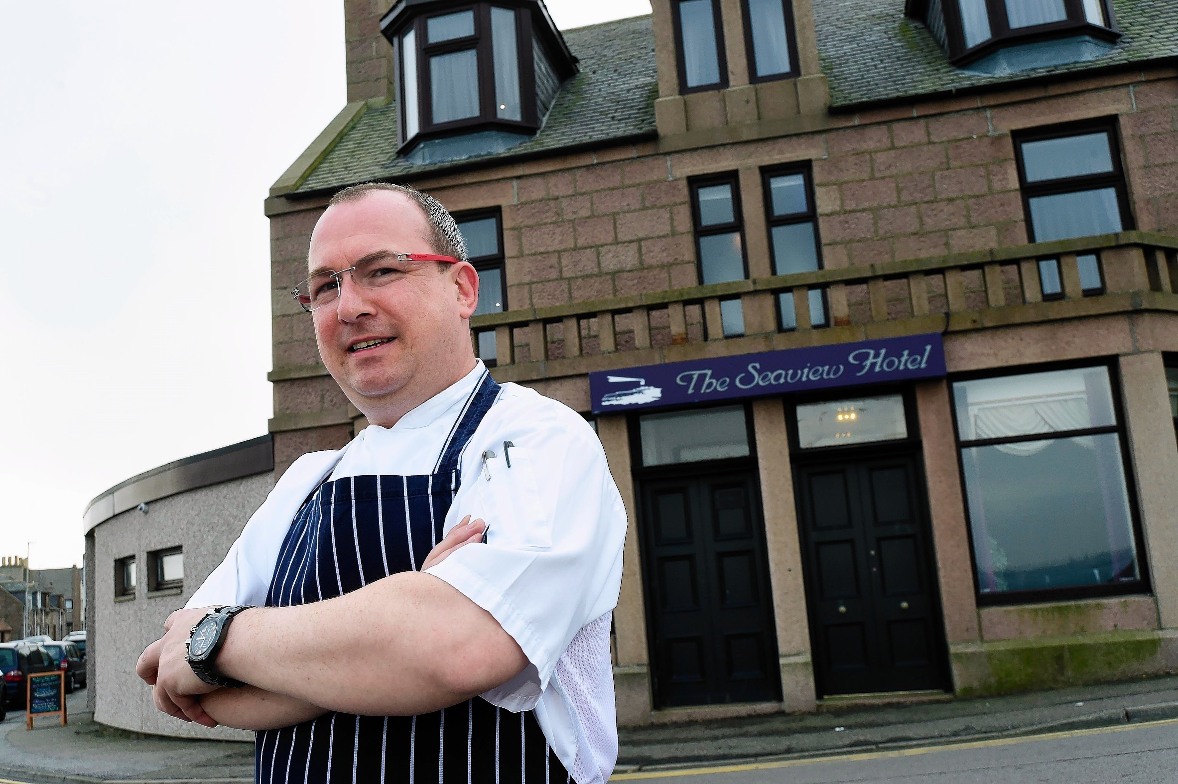 Head chef at the Seaview Hotel, Craig Molloy