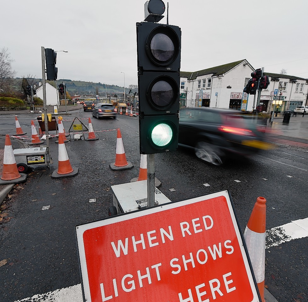 Motorists in Dingwall face several weeks of delays