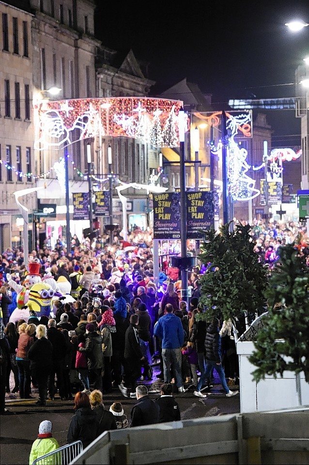 Inverness Christmas lights switch-on