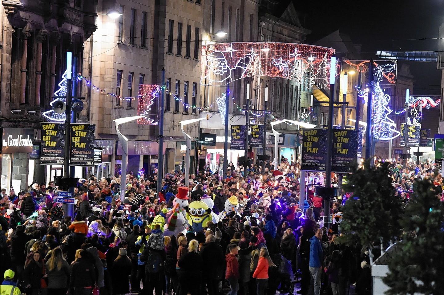 Inverness Christmas lights switch-on