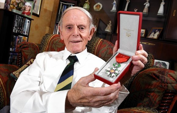 Jim Glennie was honoured by the French government with a medal for his role in the D-Day landings. Image: DC Thomson