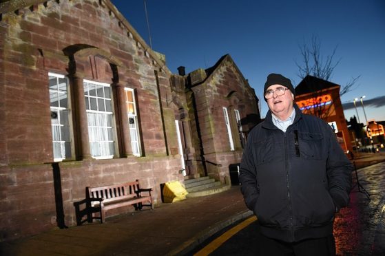 Picture of John Smith, member of the community council. Picture by Kenny Elrick