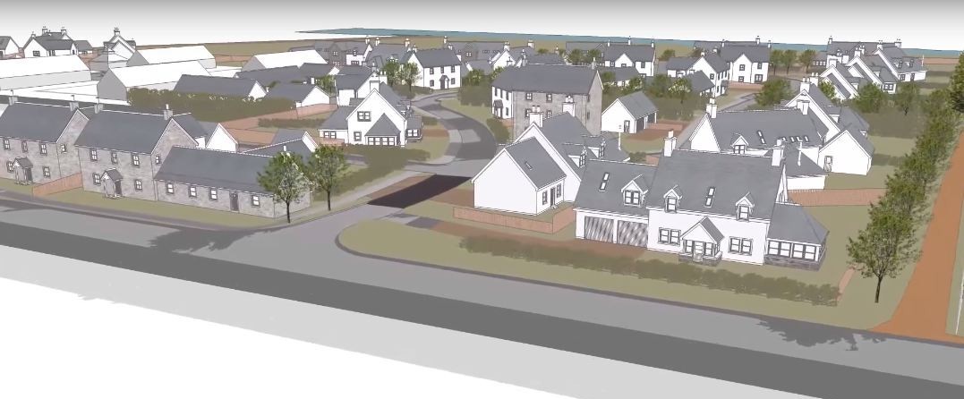 Aberdeenshire Council's Marr area committee yesterday backed the proposal for a mixed housing development at Kincardine O'Neil