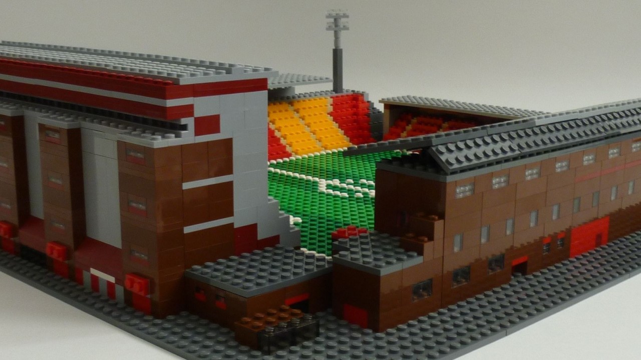 The Lego Pittodrie goes into great detail... But is missing a seagull or two