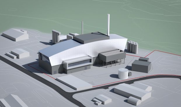 These images show what a new £120m waste facility would look like