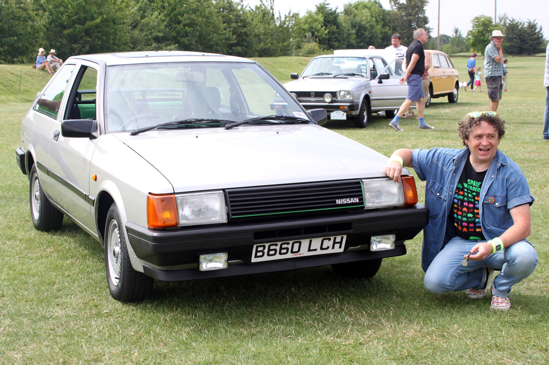 1985 Nissan Cherry Europe, with owner Ed Rattley