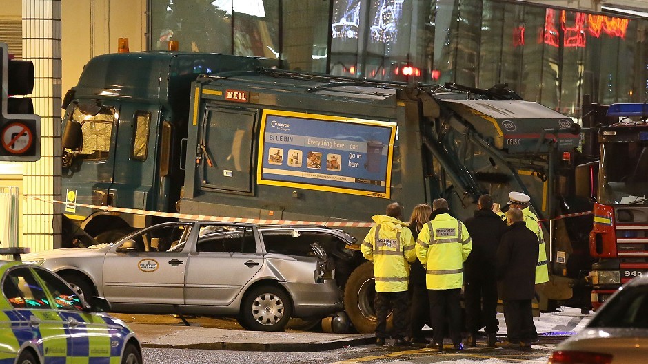 Six people died in the bin lorry crash