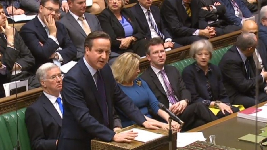 David Cameron sets out the case for RAF air strikes on Islamic State militants in Syria