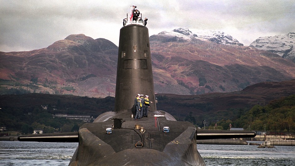 Submarine at Faslane