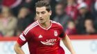 Kenny McLean gave Aberdeen a fourth-minute lead with a well-taken volley