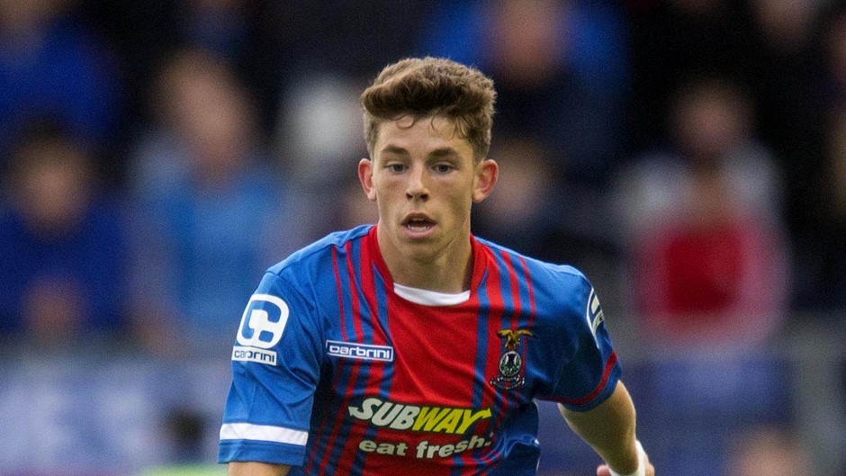 Ryan Christie was a youth player at Caley Thistle when he posted the comments online.