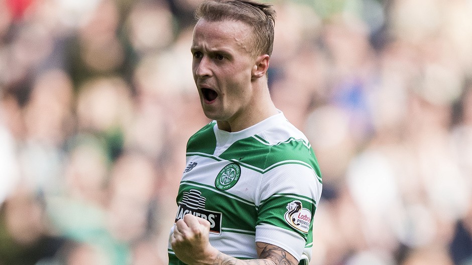 Leigh Griffiths scored twice as Celtic toppled Ross County