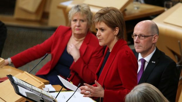 Nicola Sturgeon insisted the Government was working to "make sure we get that (cancer) strategy right"