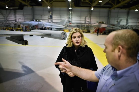 Penny Mordaunt visits RAF Lossiemouth