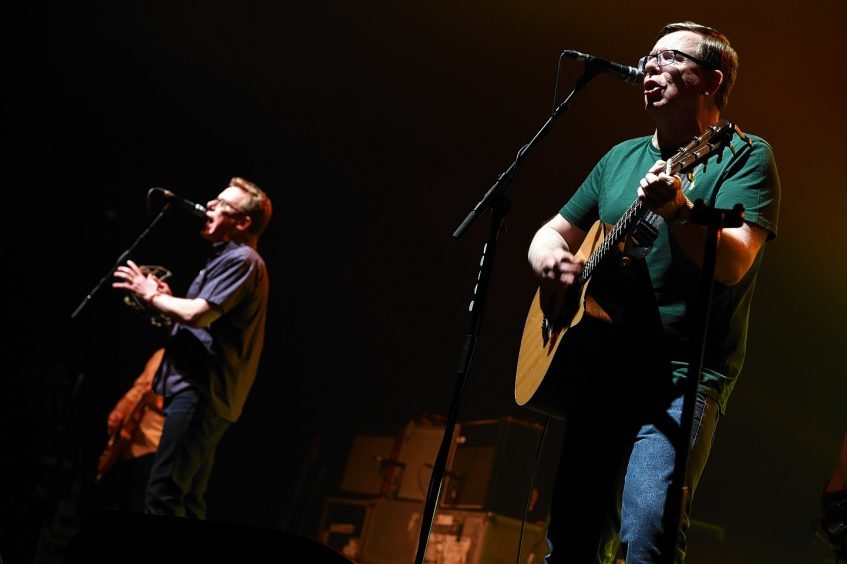 The Proclaimers on stage at the AECC.  Pictures by Kenny Elrick