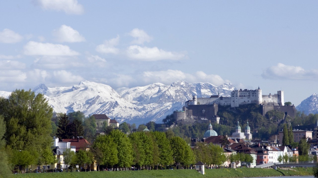 Salzburg, city in the Alps