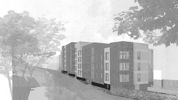 Plans for the proposed student flats in Aberdeen