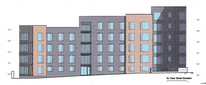 Plans for the proposed student flats in Aberdeen