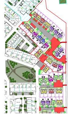 Plans for homes at Cove