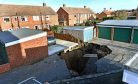 A 20ft (6m) sinkhole opened up