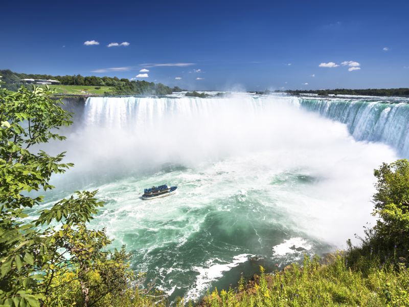 The majestic Niagara Falls