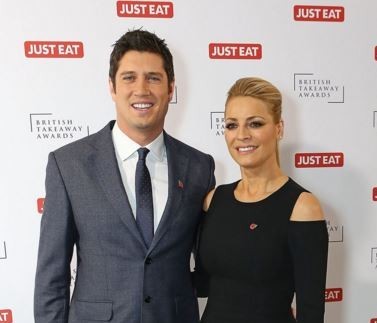 Vernan Kay and Tess Daly hosted the awards evening