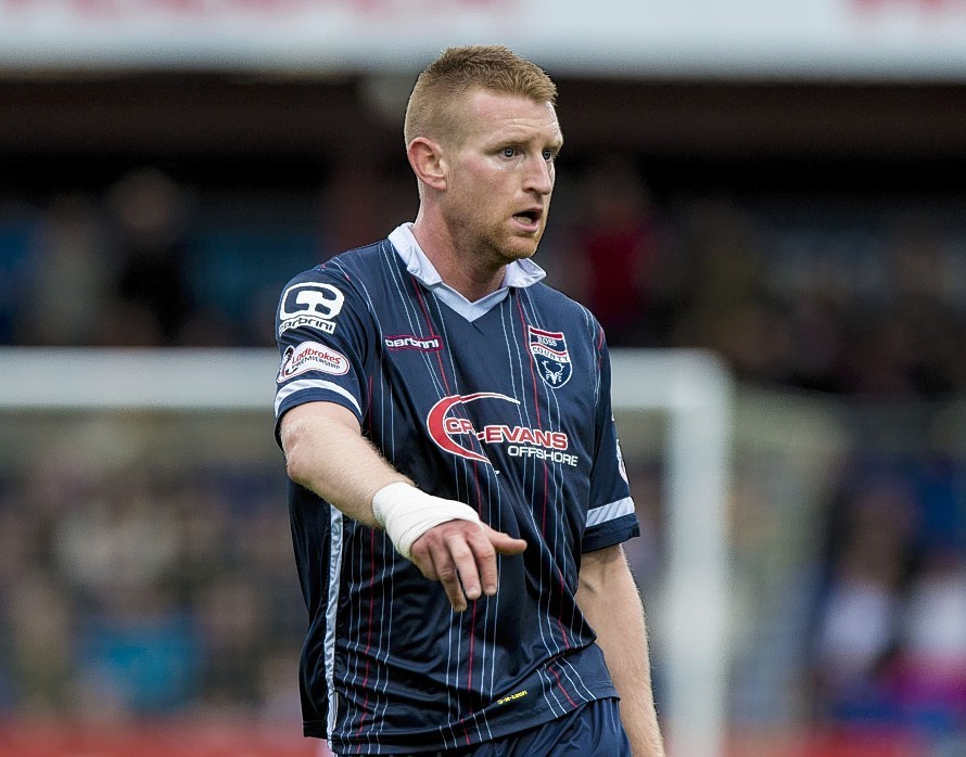 Chris Robertson joined Ross County from Port Vale in the summer.