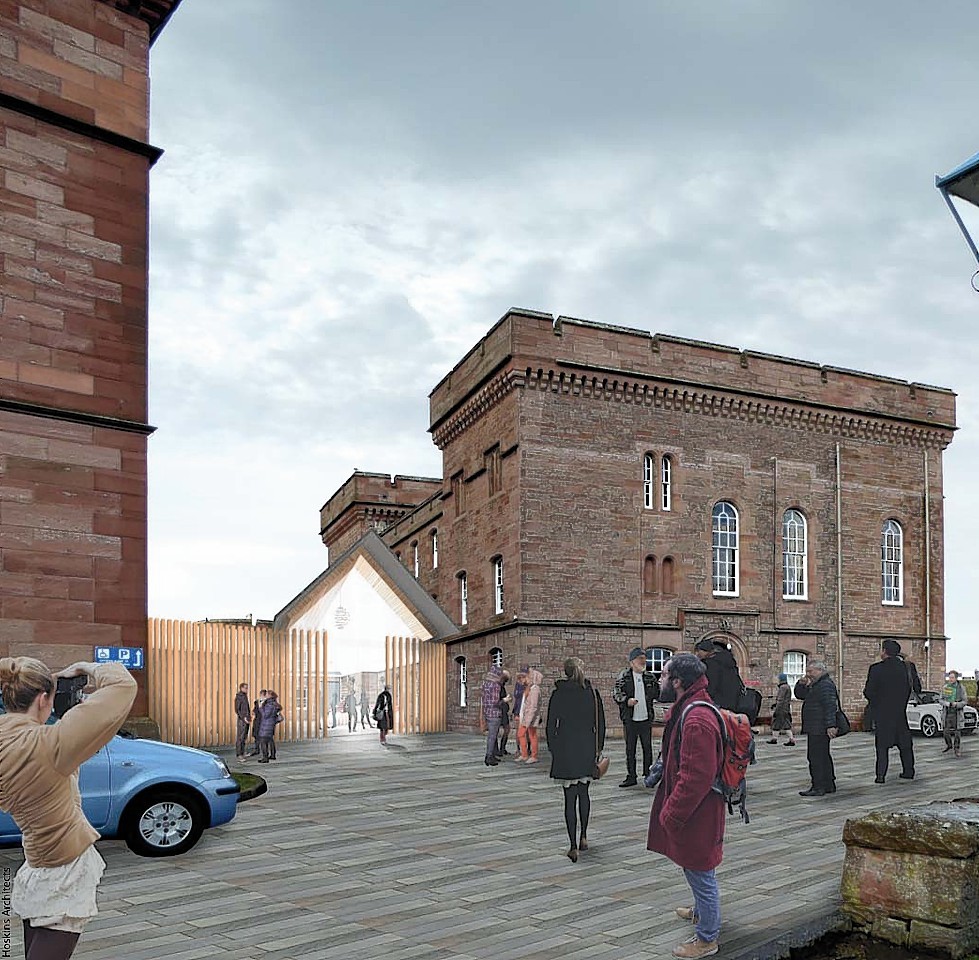 Artist's impression of the plans for a wedding venue and self-catering tourist accommodation