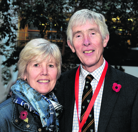 Friends of Anchor vice-chairman Dr Andy Hutcheon with his wife Christine