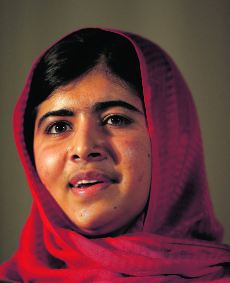 Inspirational Pakistani teenager Malala Yousafzai