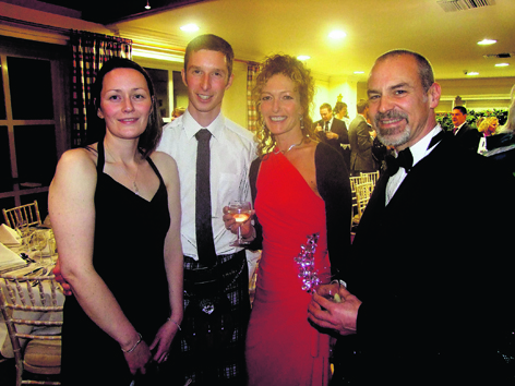 Karen and Neil Gregory with Lisa and Nick Bailey