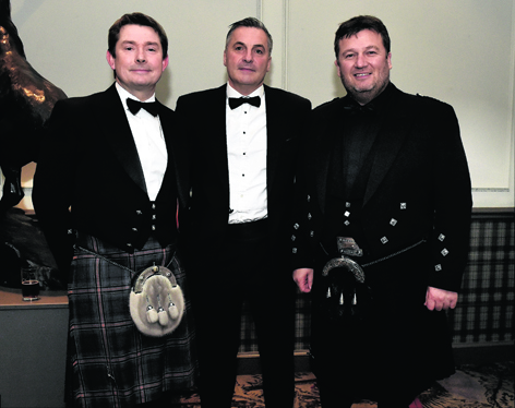 Barry O'Neill, Andrew Stirling and Roddy James