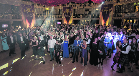 Almost 400 guests enjoyed the Touch of Tartan Ball