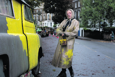 Dame Maggie Smith trades the grandeur of Downton Abbey for a grotty old banger in comedy flick, The Lady In The Van