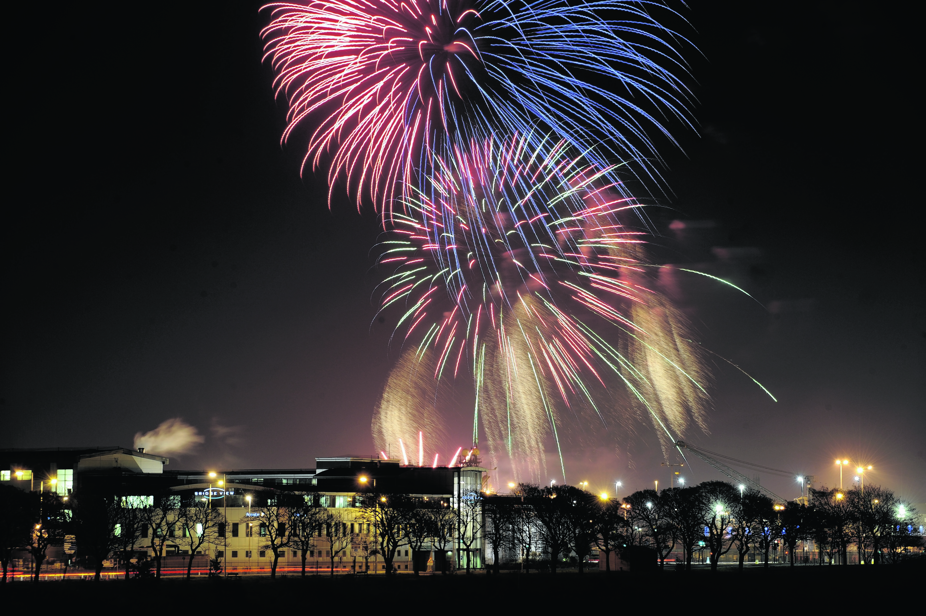 Last year’s fireworks display at Aberdeen Beach.  Photo: Kenny Elrick