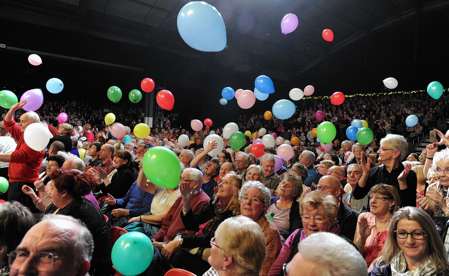 Thousands of the classical music megastars’ adoring fans packed into the Aberdeen Exhibition and Conference Centre. Picture by Colin Rennie. 