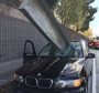 Don Lee's BMW impaled