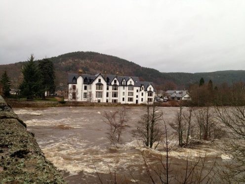 Flooding in Ballater