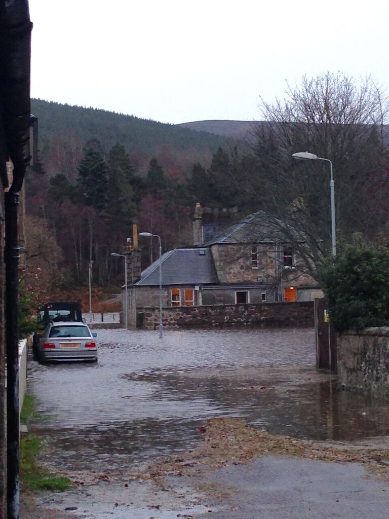 Flooding in Ballater