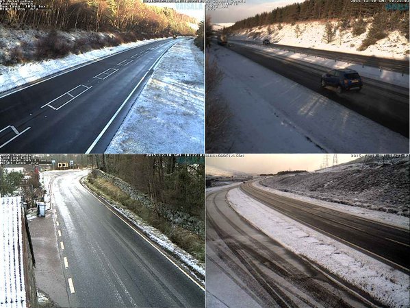 Traffic cameras in the area of the A9