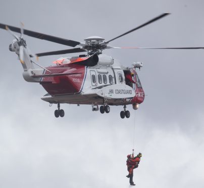 Coastguard in action in Aberdeenshire for Storm Frank