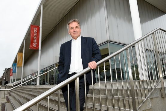 George Yule outside Aberdeen Sports Village following the news he is to step down. Picture by Kevin Emslie