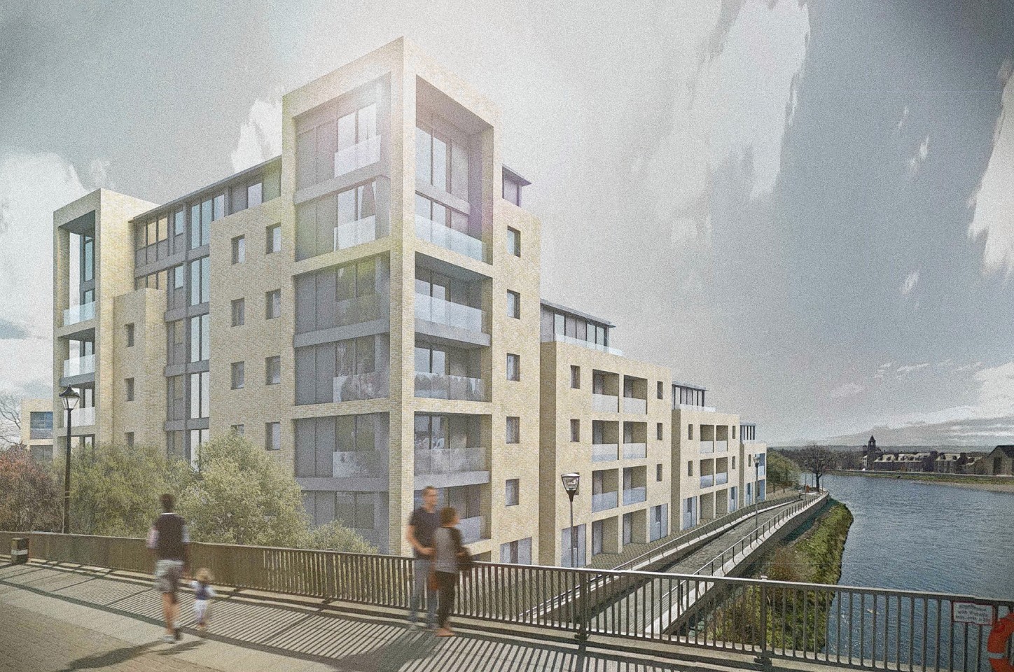 An artist's impression of Tulloch Homes' plan for Glebe Street in Inverness