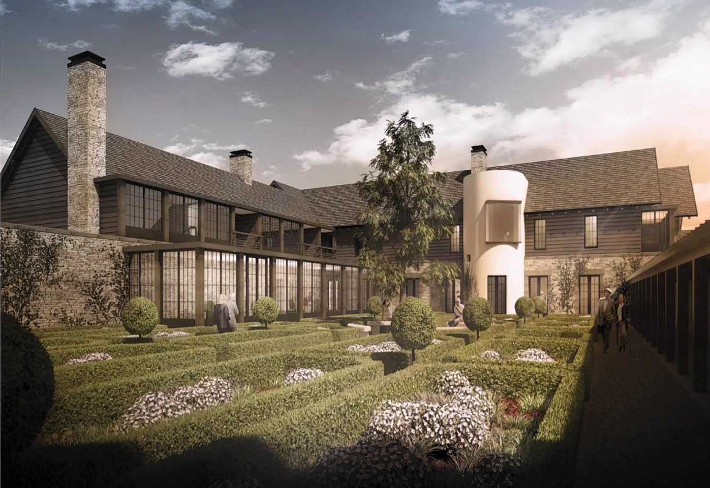 Artist impression of housing planned for the Inchmarlo development