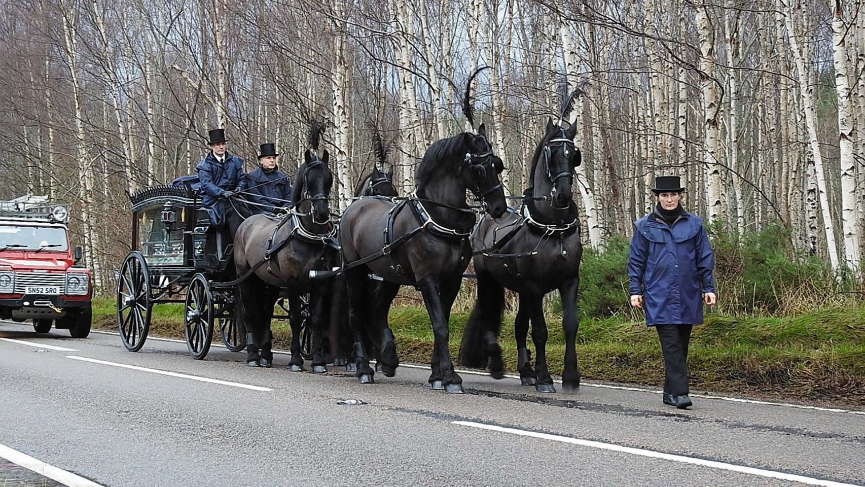 Funeral for James Stewart