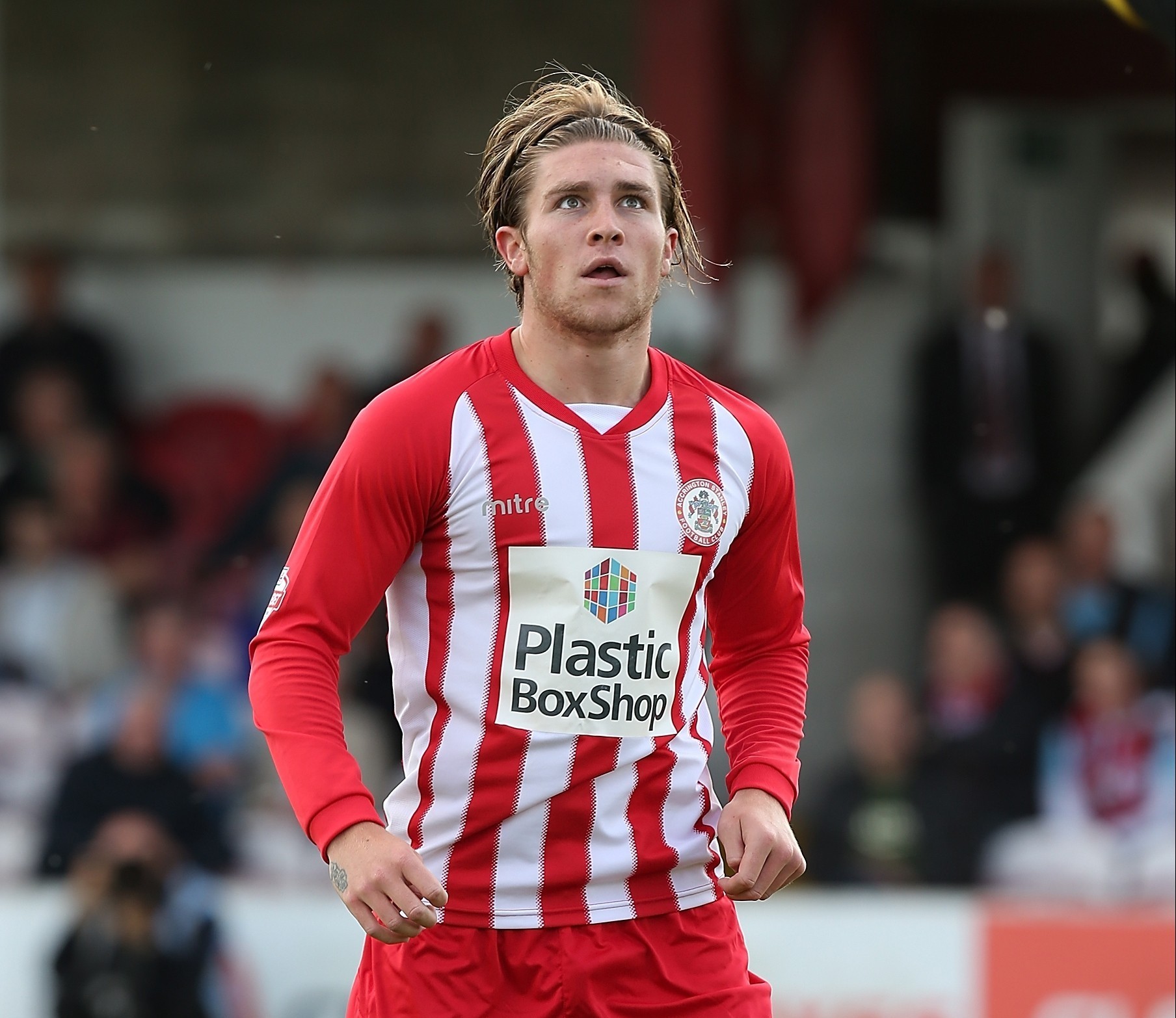 Josh Windass in action for Accrington Stanley