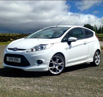 Kieran Scott‘s car, which was stolen from Ballater last Friday