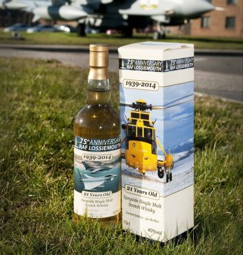 The 75th Anniversary RAF Lossiemouth Whisky