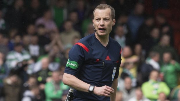 Willie Collum was the centre of attention as Aberdeen's winning run came to an end.