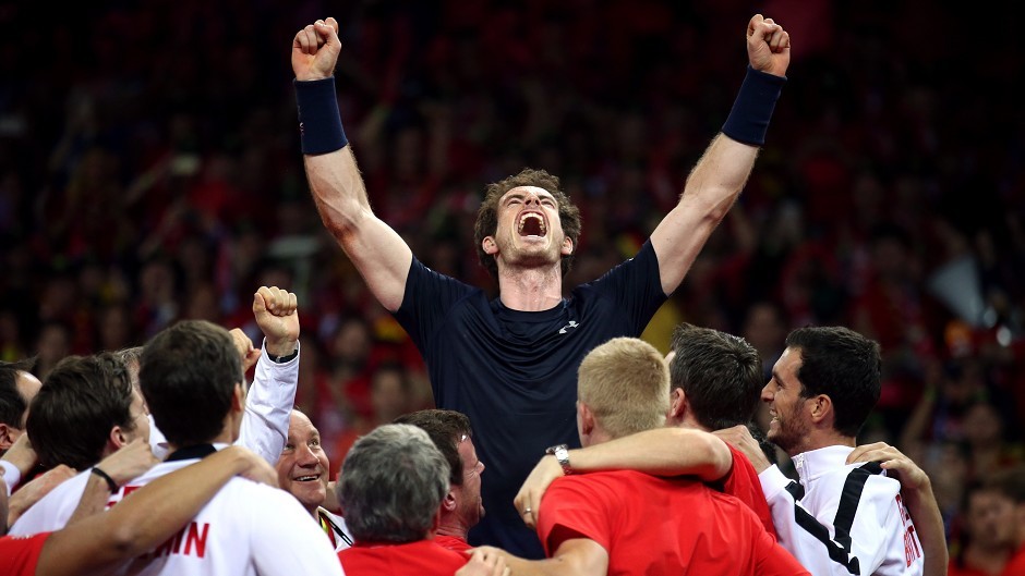 Andy Murray helped Great Britain win the Davis Cup for the first time in 79 years.